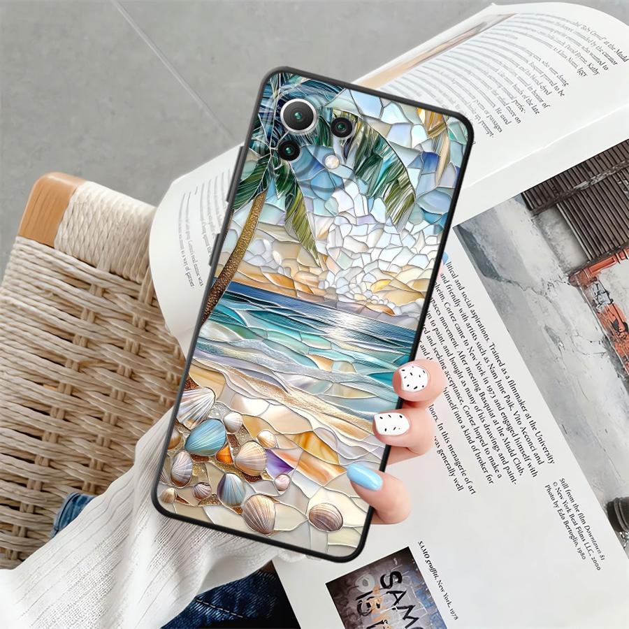 Case for Xiaomi Mi 10T 14 15 Pro 11T 12 11 12X 12T Pro 13 Lite Funda Phone Cover Ocean Scenery Pattern