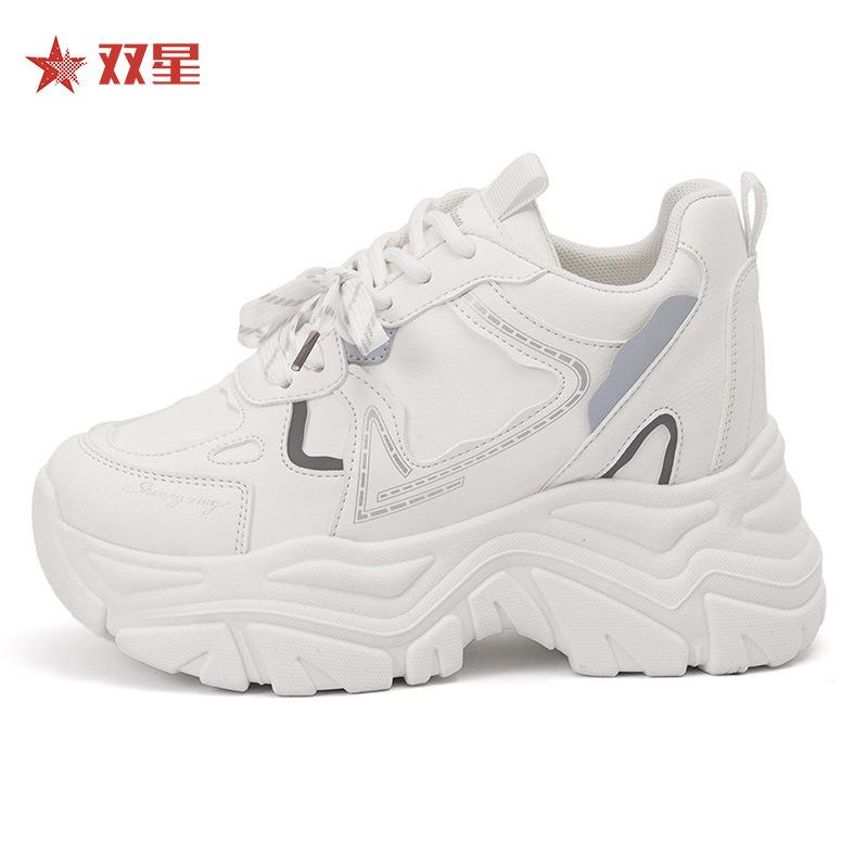 

[Customized] ZGSX-28003 women s shoes 2025 summer new dad shoes women s thick soles increase height retro transportation 34