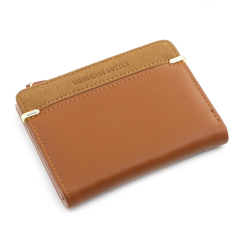 Korean Style Women's Zipper Wallet: Simple, Versatile, Short Coin Purse