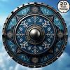 OrientalAura 1pc Yin Yang Bagua Aluminum Sign - 8 Inch Round HD Printed Metal Decor - Weather Resistant for Home