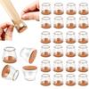 Chair Leg Floor Protectors Anti-Slip Felt Pads Silicone Cover Wear-Resistant Caps Scratch-Proof Sliders For Hardwood Floors