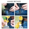 Webbing Strap for Backpack Belt Outdoor Camping Traveling Hanging Bottle Buckle Clip Water Bottles Holder Keychains Belt
