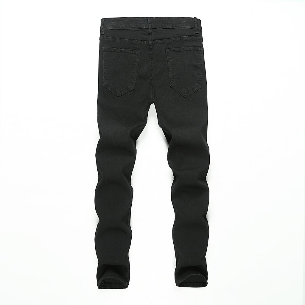 Pánské Stretch Skinny Jeans Pánské roztrhané džíny