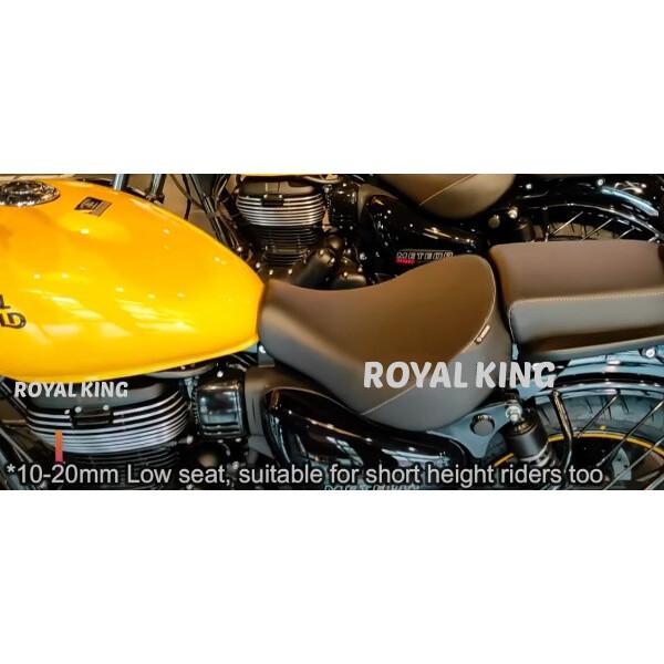 Royal Enfield METEOR 350 "LOW RIDE RIDER SEAT BROWN"