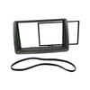 Stereo Trim Kit 2 DIN Fascia For Car Stereo Installation ABS Construction Easy Installation For Fiat Panda 169 2003-2012
