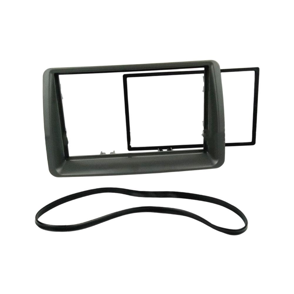 Stereo Trim Kit 2 DIN Fascia For Car Stereo Installation ABS Construction Easy Installation For Fiat Panda 169 2003-2012
