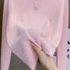 Women's Half Turtleneck Rhinestone sweater Pullover Stretch Knit Sweater Slim-Fit Long Sleeve Knit Top  Autumn  Winter