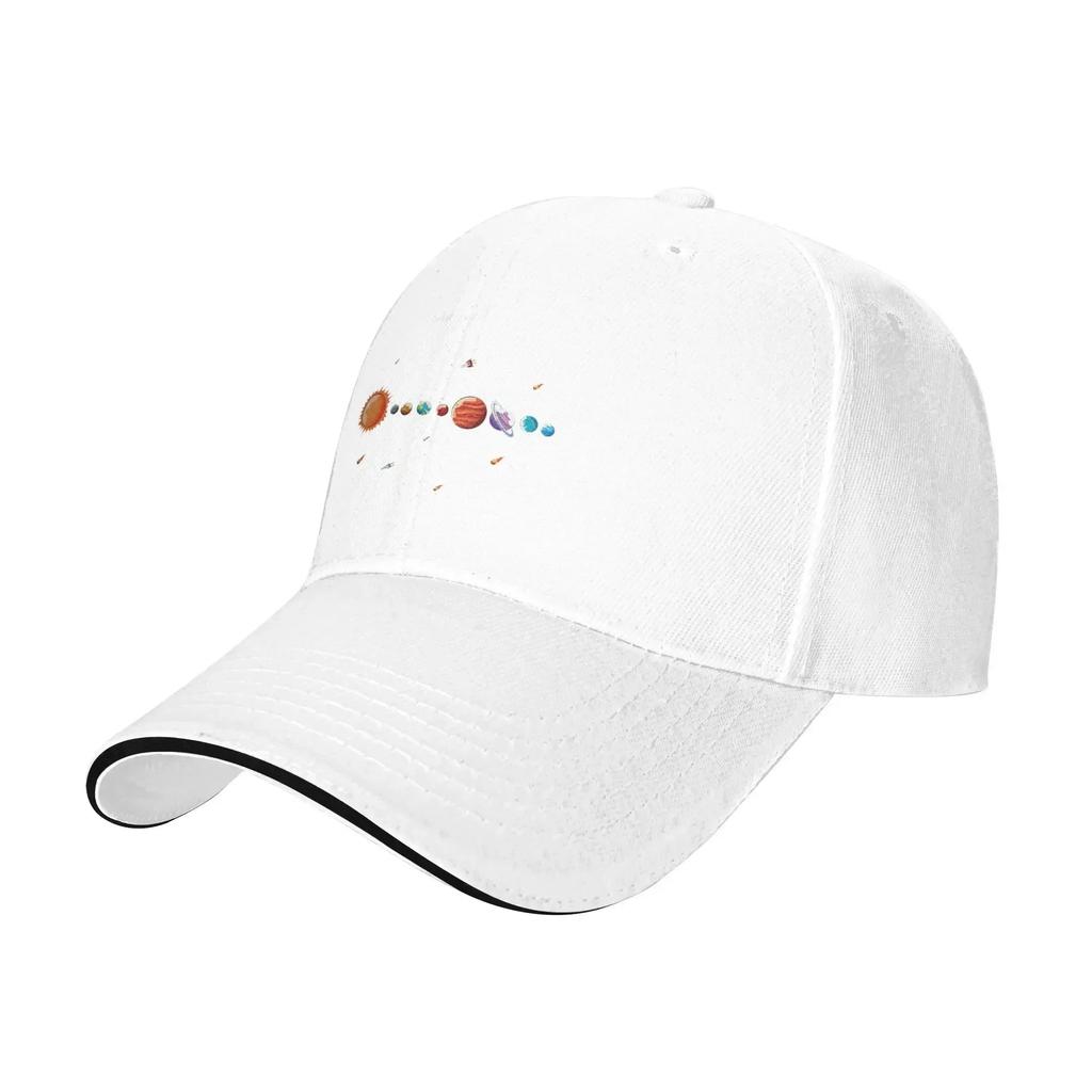 Solar System Planet Sun Baseball Cap Cartoon Stars Unisex-Teens Custom DIY Trucker Hat Summer Outdoor Dropshipping Snapback Cap