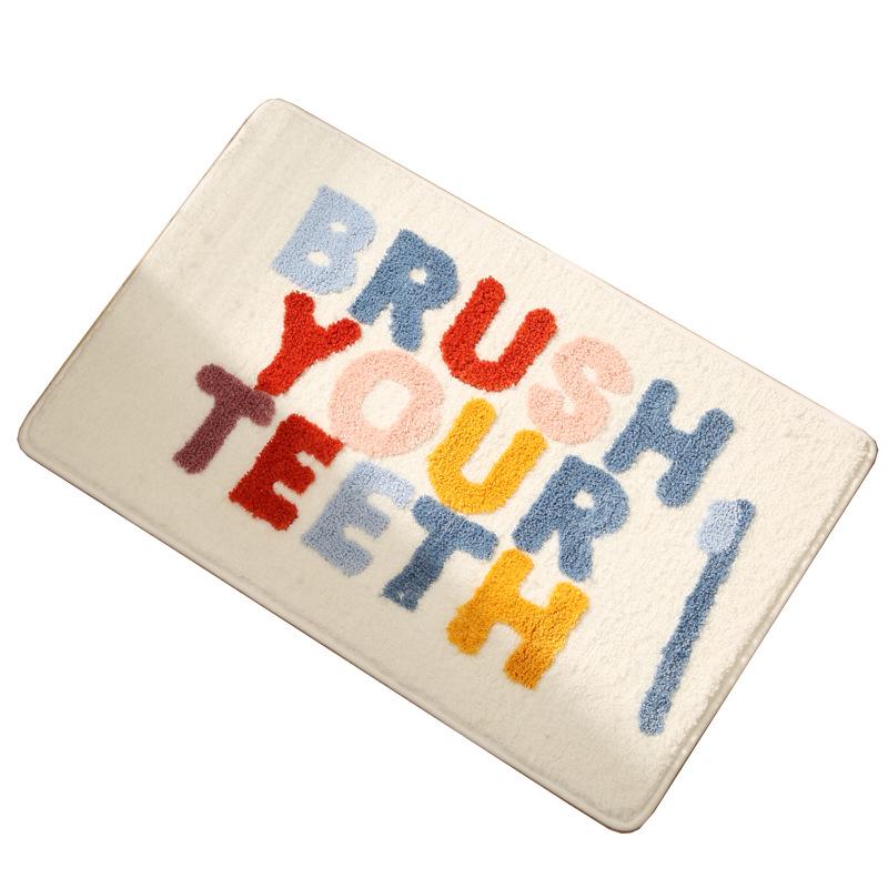 Thick Absorbent Anti-Slip Bathroom Door Mat