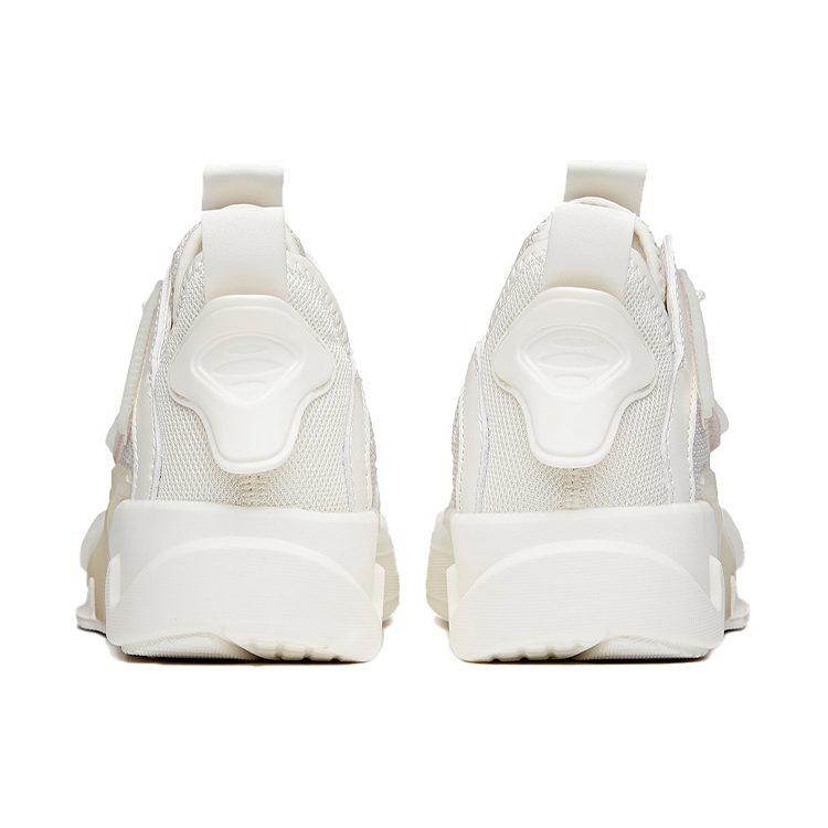 Anta Life Collection G6 Soup Slip Resistant Abrasion Resistant Low top Skateboard Shoes Women's Ivory White 122118086-1