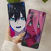 Etui na telefon Anime Zero Two Darling do Samsung Galaxy S20 Note 20 Ultra 10 Plus 8 9 S22 S21 S23 5g Note Czarne Miękki Zderzak Pokrowiec