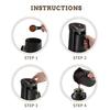 600W Steam Coffee Maker Automatic Turkish Coffee Maker Machine Electric Pot Portable Travel Kettle Cafe Machine Pump