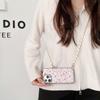 Vintage Floral Lanyard Wallet Case Mobile Phone Case for iPhone 17Air 16e 11 12 13 14Plus 15Pro MaxPU Leather Full Coverage