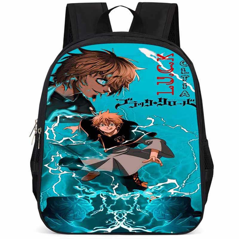 Sac à dos Black Clover 15 pouces Grande capacité Léger Tissu Oxford Pour Enfants