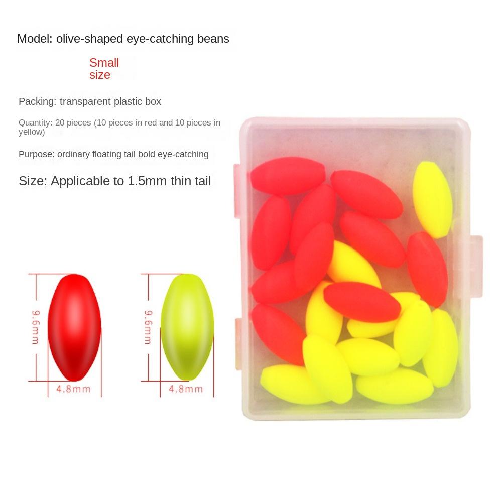 Buoyancy Balls Fishing Floating Bobbers Fluorescent Fishing Float Foam Strike Indicator  Tackle