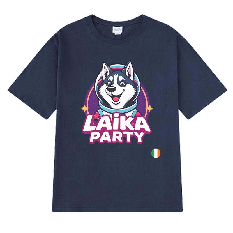 Ireland Eurovision 2025 Music Dog Graphic T Shirts Men Women Cute Kawaii Trend short sleeve T-shirt Unisex 100% Cotton clothing