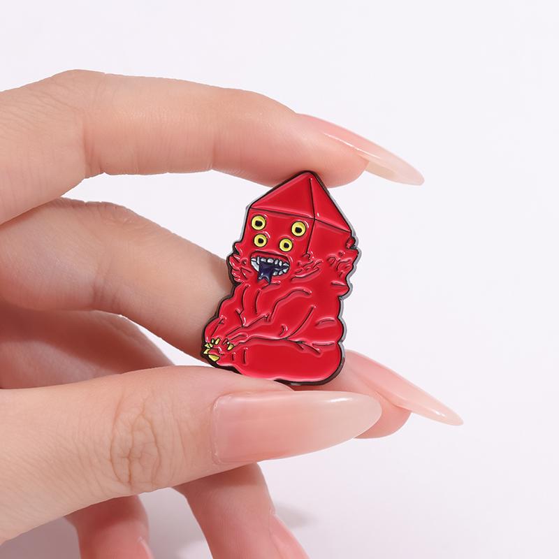 Golb Emaille-Anstecknadeln Custom Böse Entität Broschen Revers Abzeichen Cartoonfigur Lustiger Schmuck Geschenk für Fans Freunde
