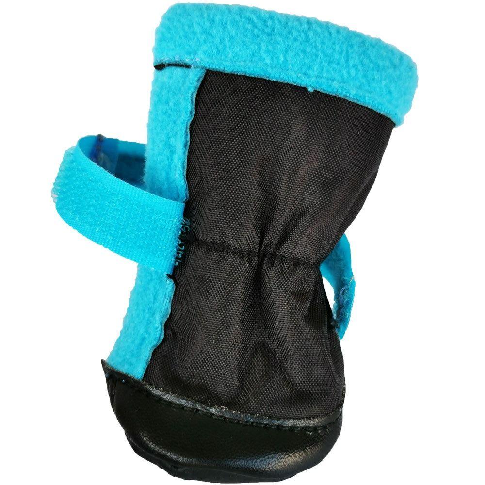 4pcs/set Reflective Dog Shoes Wear-resistant Lightweight Pet Foot Covers Anti Slip Adjustable Pet Paw Protector Floor