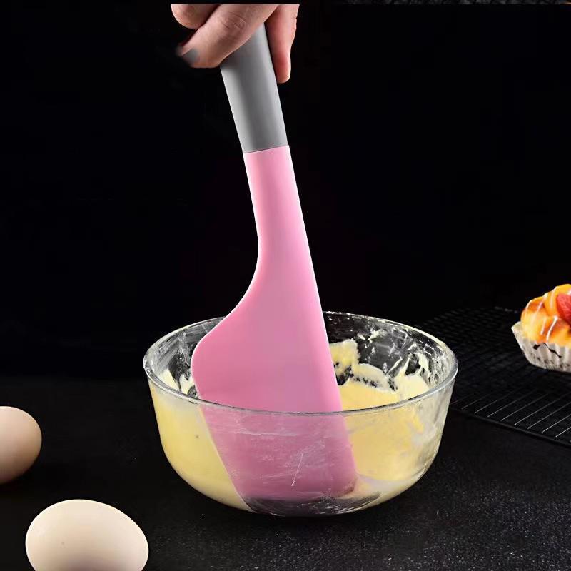 Extra-large Silicone Baking Spatula Non-stick Butter Jam Cream Spatula Cake Decoration Tool Heat-resistant Kitchen Cooking Tool