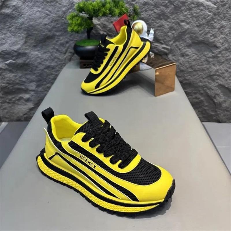 Herren Freizeit-Sportschuhe rutschfest atmungsaktiv Mode Herrenschuhe Schnürung Laufschuhe