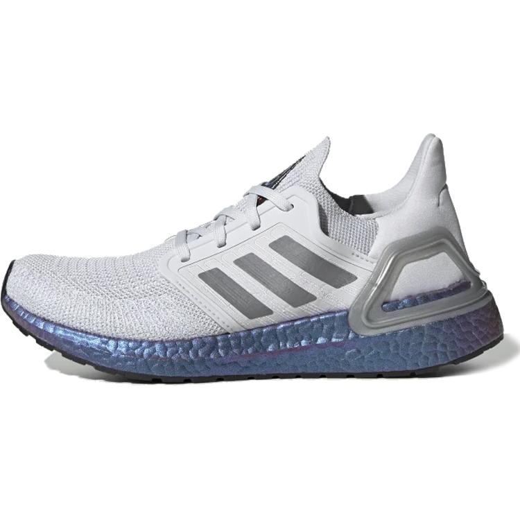 Nye Adidas Ultra Boost 20 Dash Grey Blå Fiolett Dame EG1369