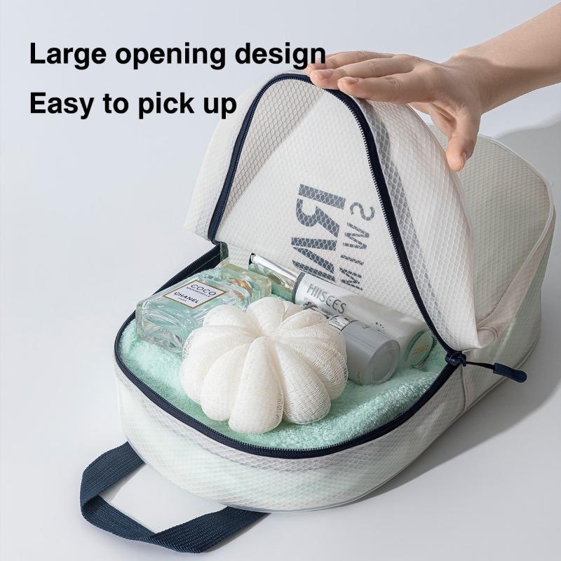 1pcs Large Capacity EVA Waterproof Toiletry Bag Multi-Purpose Portable Travel Cosmetic Organizer for Outdoor Leisure Daily Use