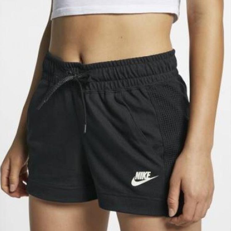 Nike Small Logo Casual Sports Shorts Women Shorts Black AR9779-010