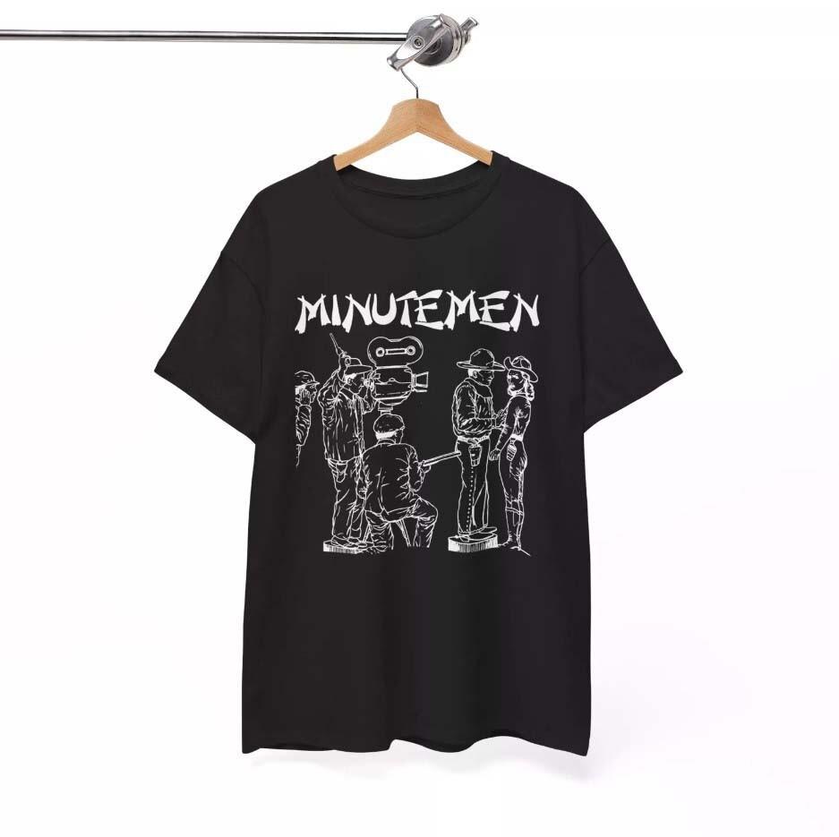 Minutemen T-shirt Music Band Rock Roll Punk Gothic Unisex Tee Size S-4XL S