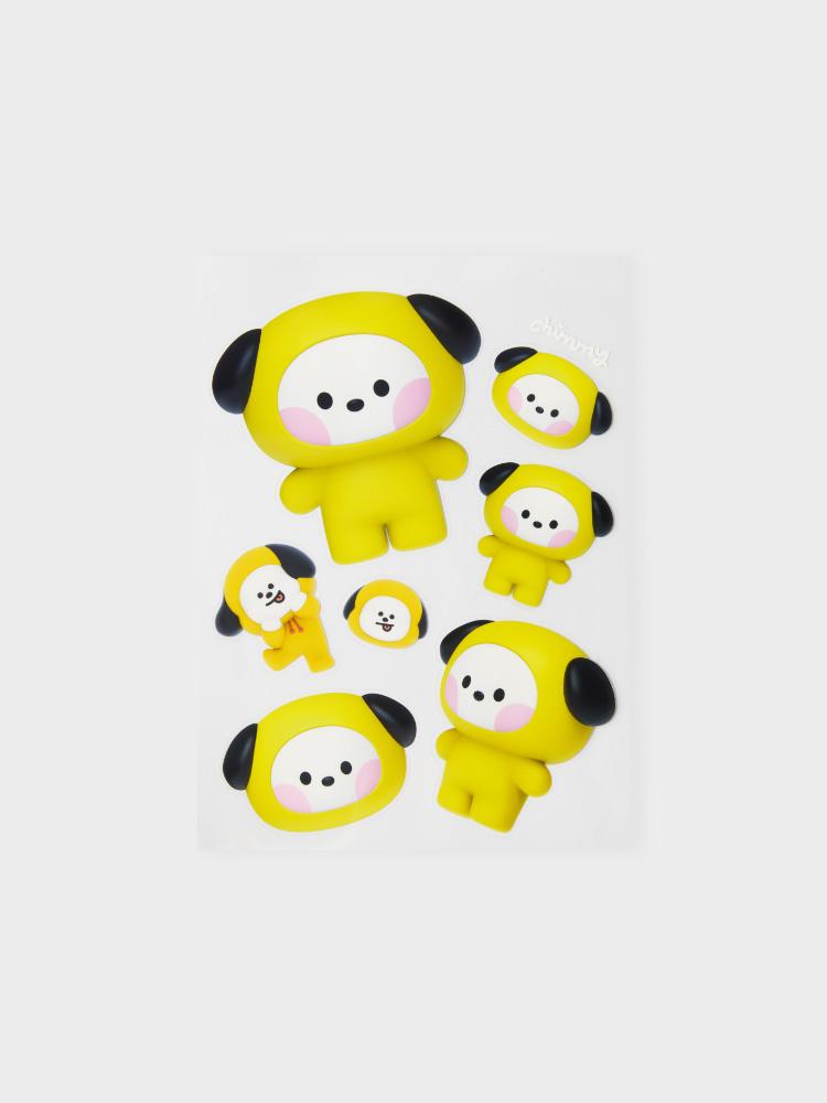 LINE FRIENDS BT21 CHIMMY Big & Tiny Removable Sticker
