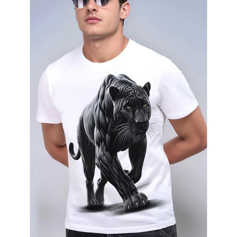 

Мужская футболка с коротким рукавом и круглым вырезом с мультяшным принтом, летняя XS