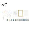 Decorative Art Supplies DIY Christmas Tree Jewelry Craft Kit Faux Crystal Bead Ornament Making Handmade Workshop Tools Set for Kids Adults Creative