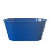 Oval Metal Double Hook Hanging Flower Pot for Railings and Fences
