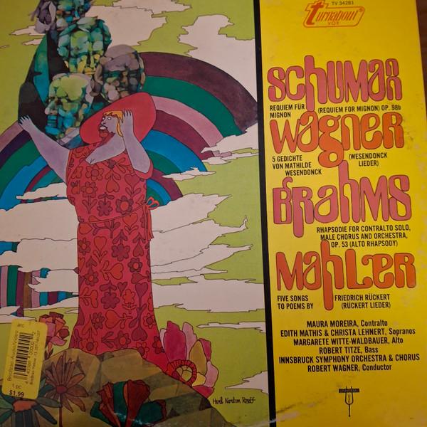 

LP Record ROBERT WAGNER SYMPHONIEORCHESTER I Schumann Requiem Fur Mignon Wagn TV34281 TURNABOUT 1969 US Classical Used