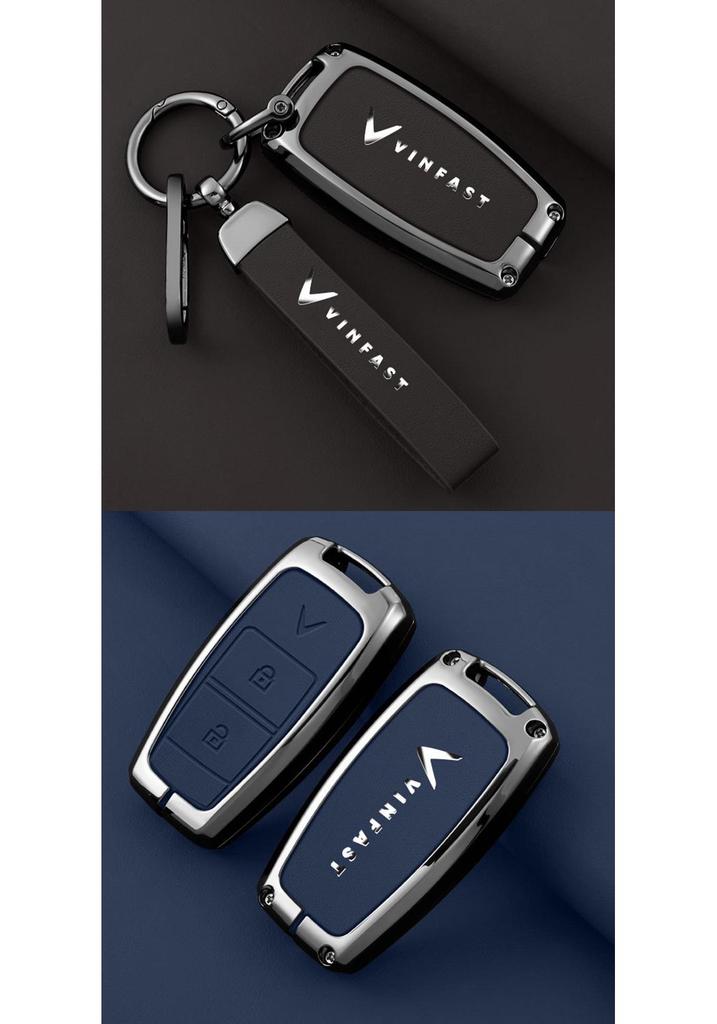 VinFast Key Cover & Metal Key Holder for VF5, VF8, and VF3 (Vietnam Edition)