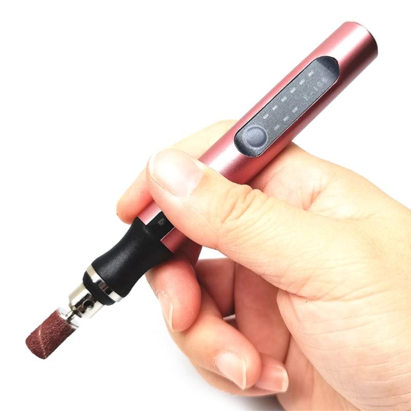 Cordless Electric Nail File Kit Nail Grinder Multi-functional Manicure Set for Hand Foot Nail Grind Polish Cutting
