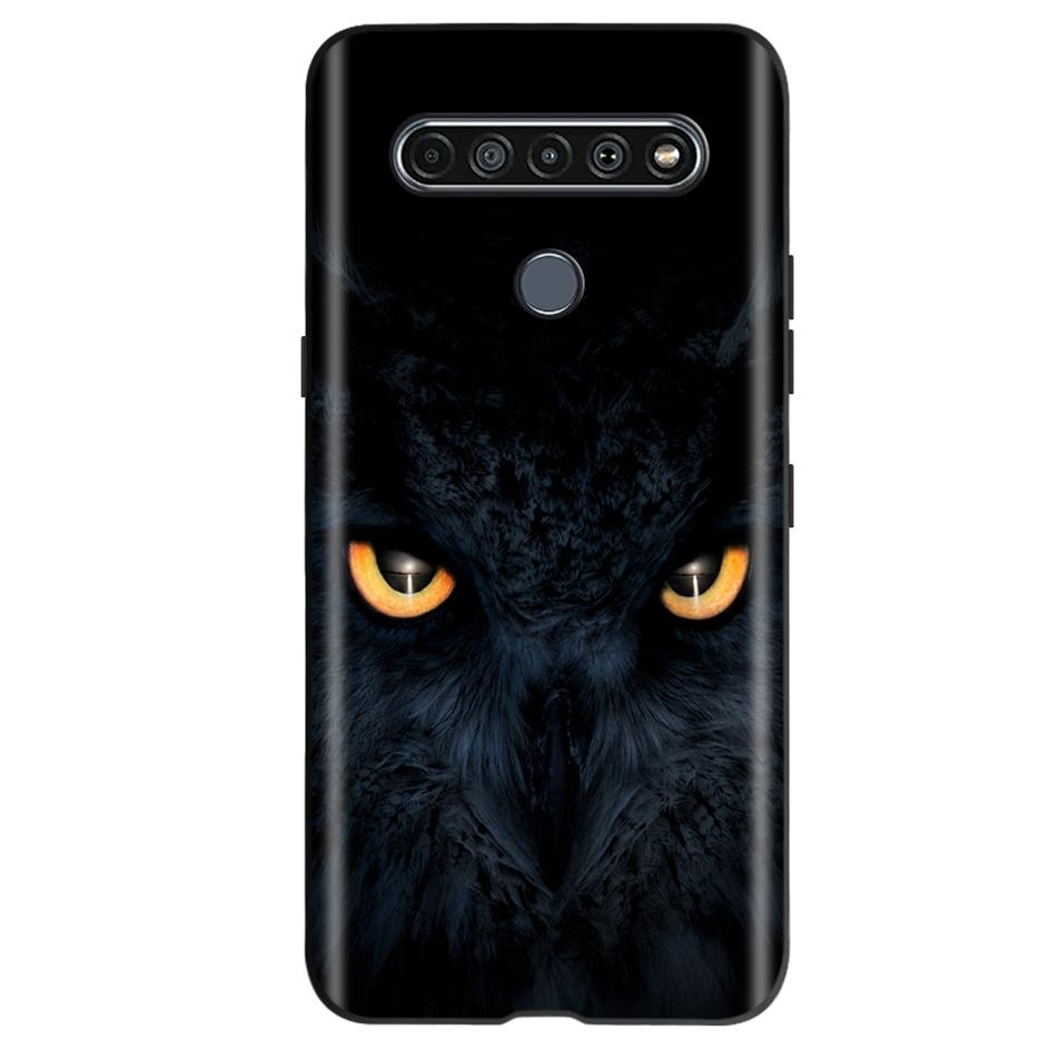 For LG K61 2020 Case Cute Cat Butterfly Soft Silicone Shockproof Phone Case For LG K61 K 61 Fundas Case LGK61 Coque 6.53'' Shell