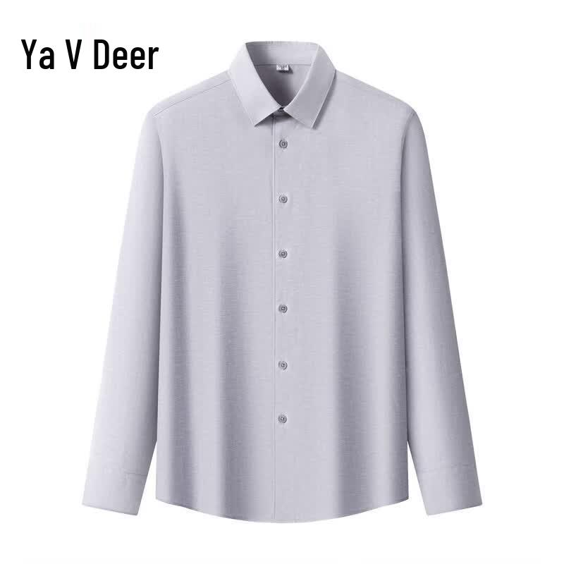 Men s French Lapel Long Sleeve Casual Shirt 39