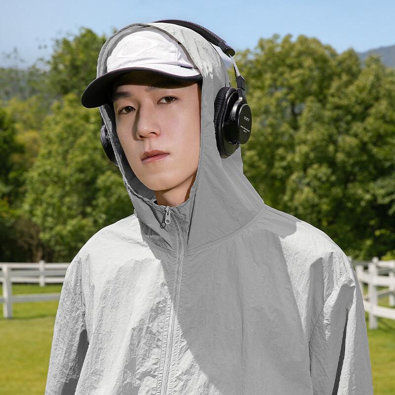 JEEP Men's UV Protection Quick-Dry Hooded Outdoor Jacket