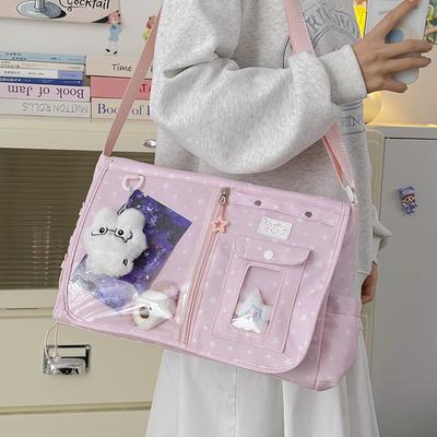 New Two-dimensional Yuan Millet Bar Fashion Multi-functional Lightweight Polka Dot Shoulder Bag