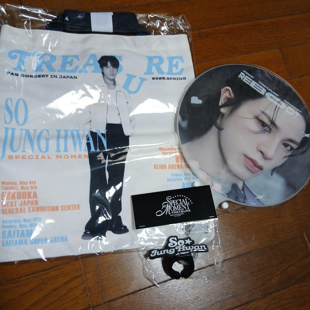 

[USED] Treasure Jonghwan Penlight Ring Fan Tote Bag