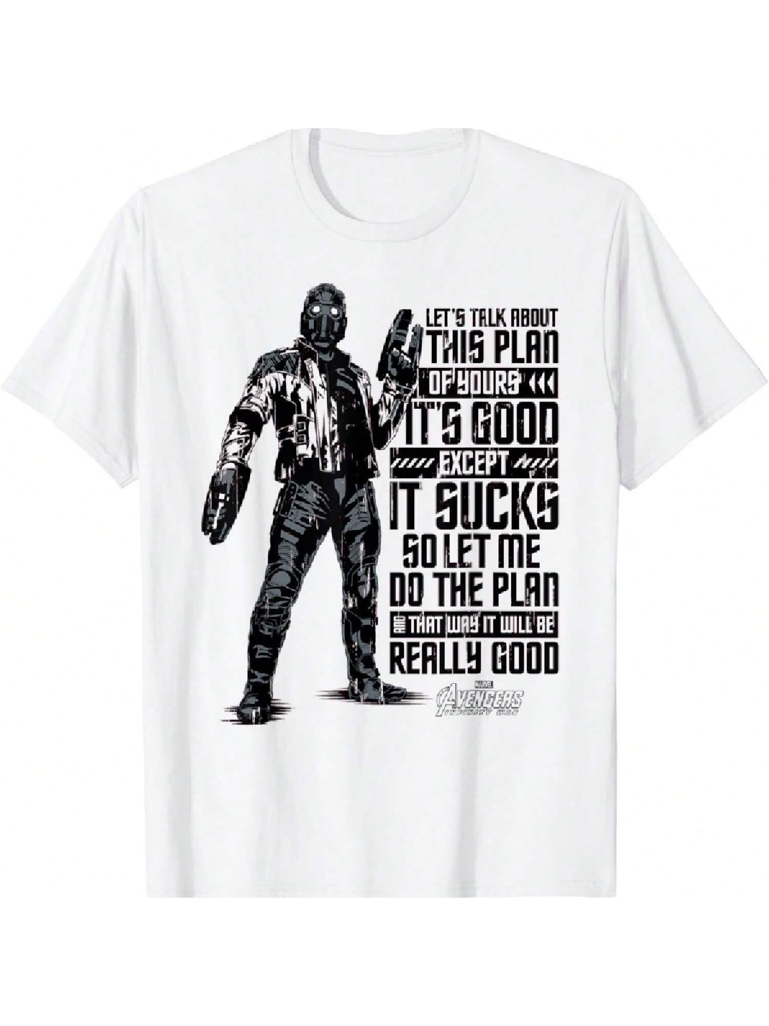 Infinity War Star-Lord The Plan Graphic T-Shirt T-Shirt S разноцветный
