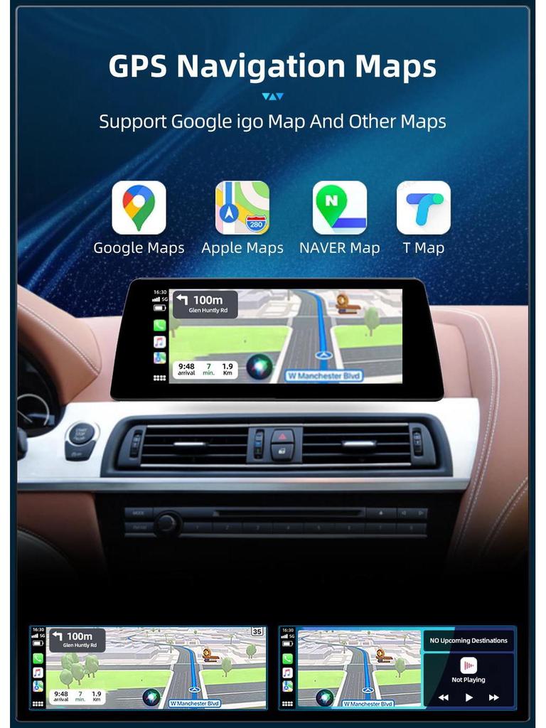 10.25" GPS Navigation for BMW 6 Series F06/F12/F13 Central Control Display