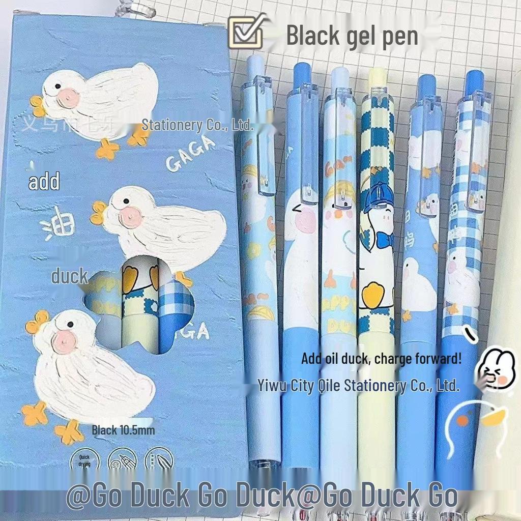 ST Fioletowa Róża Długopis Żelowy Klikany - Płynne Pisanie, Wysokiej Jakości Długopis dla Ucznia na Egzamin