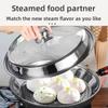 Stainless Steel Thickened Round Steaming Tray Rack Non-toxic Food Grade for Home Restaurant Steamer Use Dumpling Vegetable Steaming