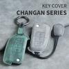3-Tasten Leder Auto Klappschlüssel Hülle für Changan Alsvin V3 V5 V7 CX20 30 Zhixiang Eulove CS15 CS35 CS75 EV EStar EADO Raeton