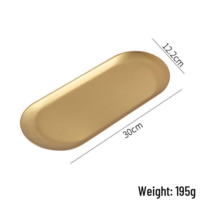 SikaiZhuo Stainless Steel Oval Multi-Purpose Trays - Small 10-Pack