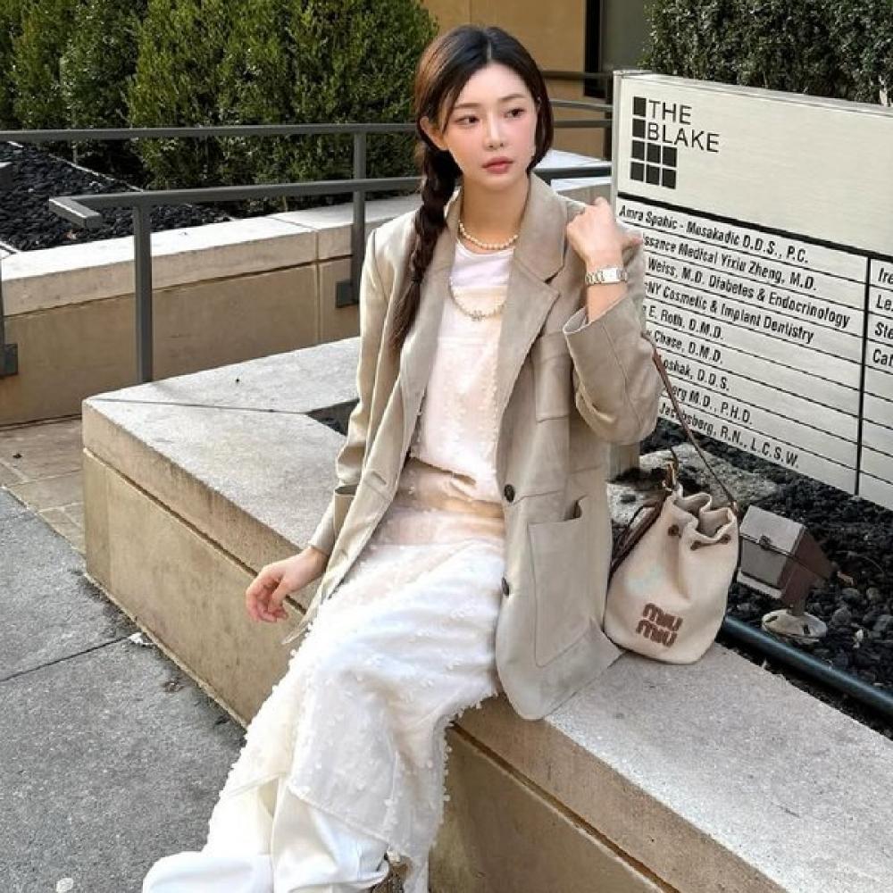 On On Flower Sleeveless Dress New5so212 [jung chaeyeOn Ki Eunse] IVORY/55