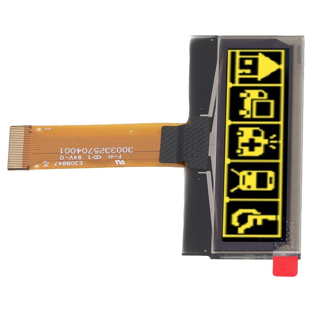 Organic Light Emitting Diode Display Module 2.23in 123x32 Resolution SSD1305 SPI IIC Interface 24 Pin Screen Module