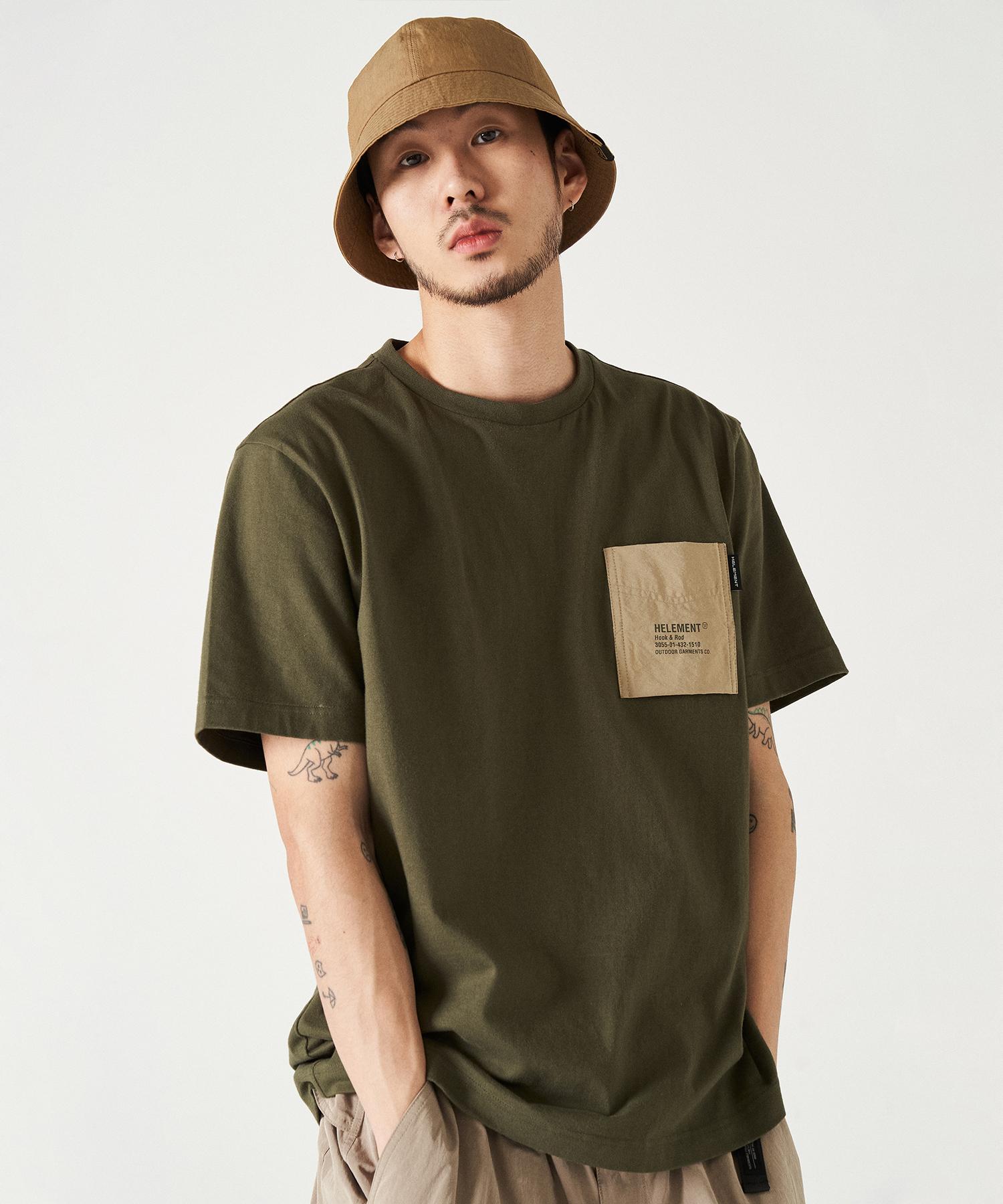 Hilliment Signature Pocket Short Sleeve Tee (Khaki) Khaki/M