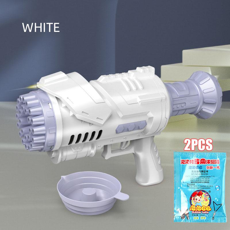 ZK20 Children s 69 hole bubble machine electric bubble gun outdoor parent-child bubble blowing toys bubble water